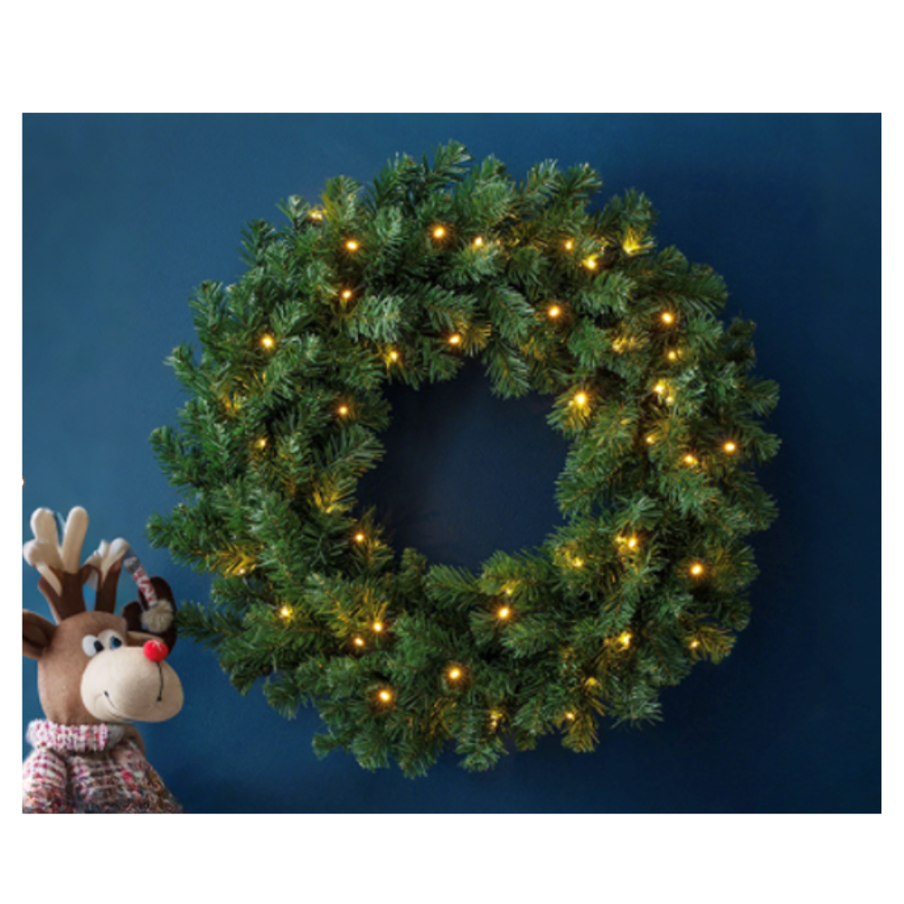 Vianočný veniec 50cm, rôzne druhy