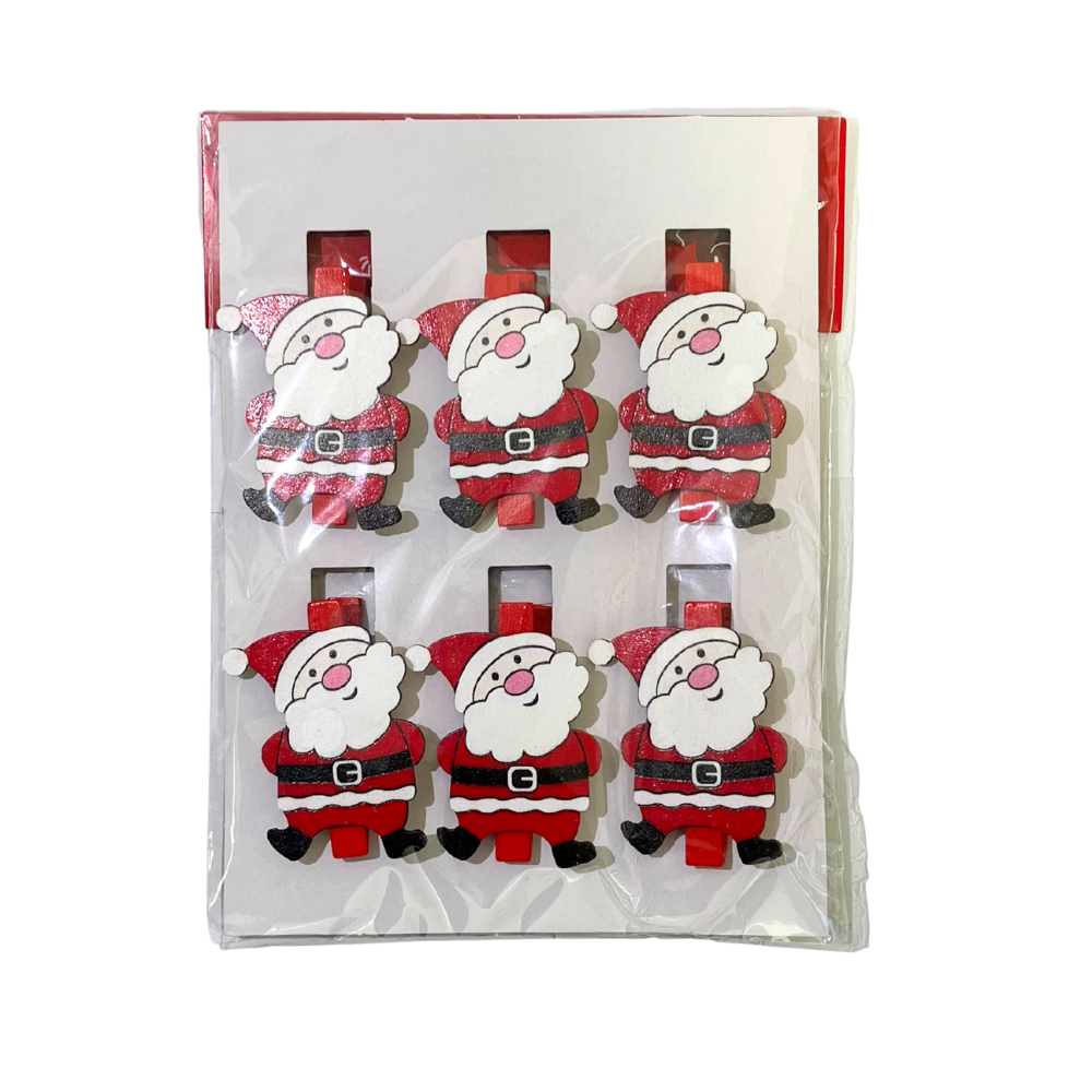 Vianočné postavičky na štipci - rôzne druhy