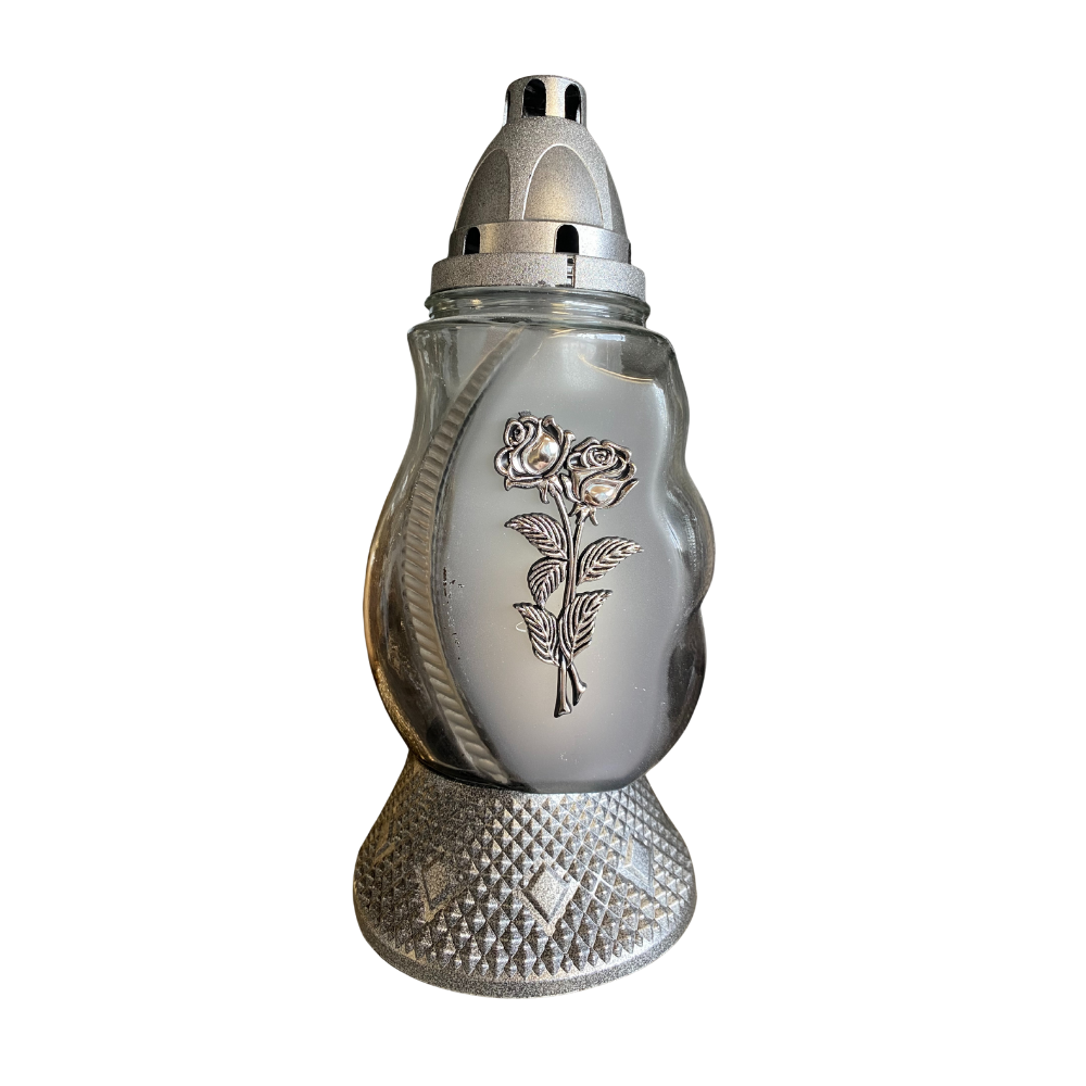 Kahanec so sviečkou Dvojitá ruža, rôzne farby