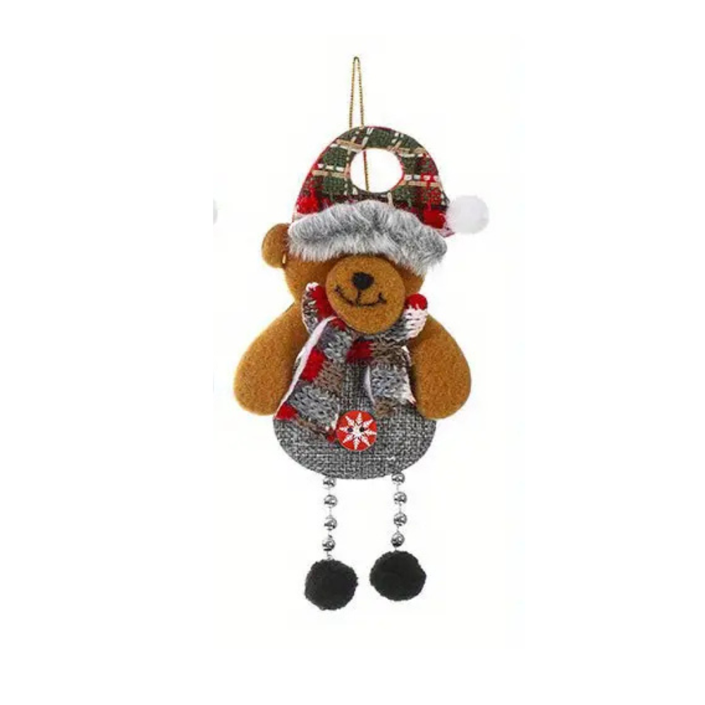 Plyšové vianočné postavičky - rôzne druhy