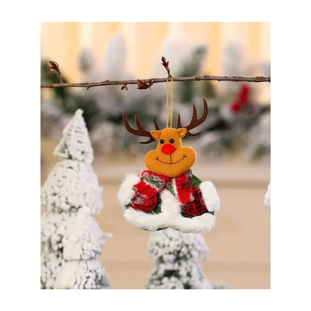 Plyšové vianočné postavičky - rôzne druhy