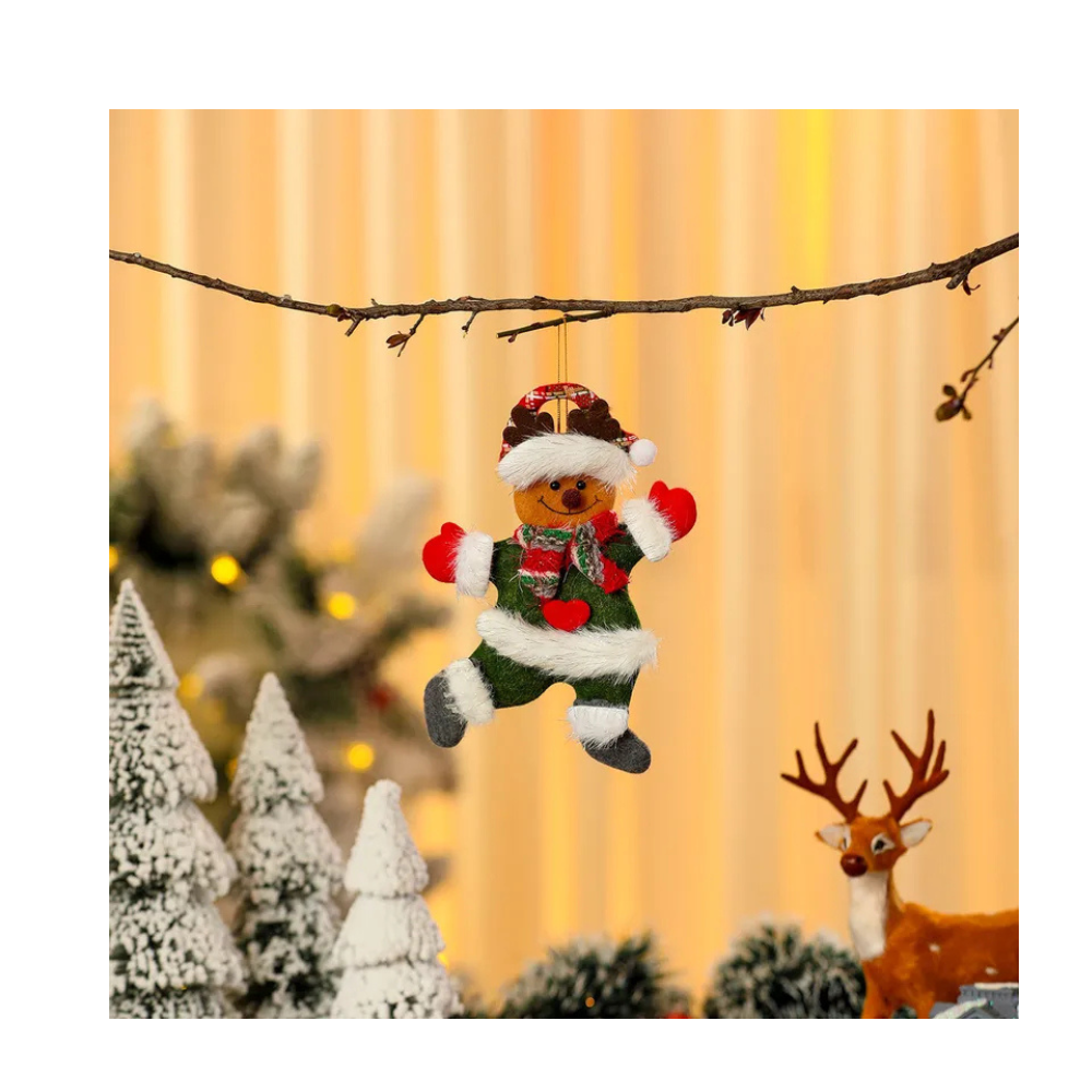 Plyšové vianočné postavičky - rôzne druhy