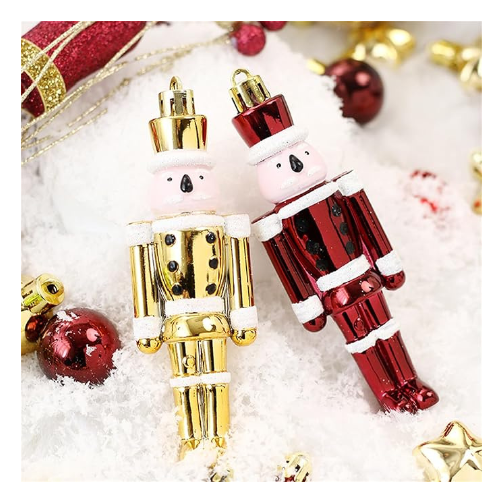 Sada vianočných ozdôb - 50ks rôzne farby