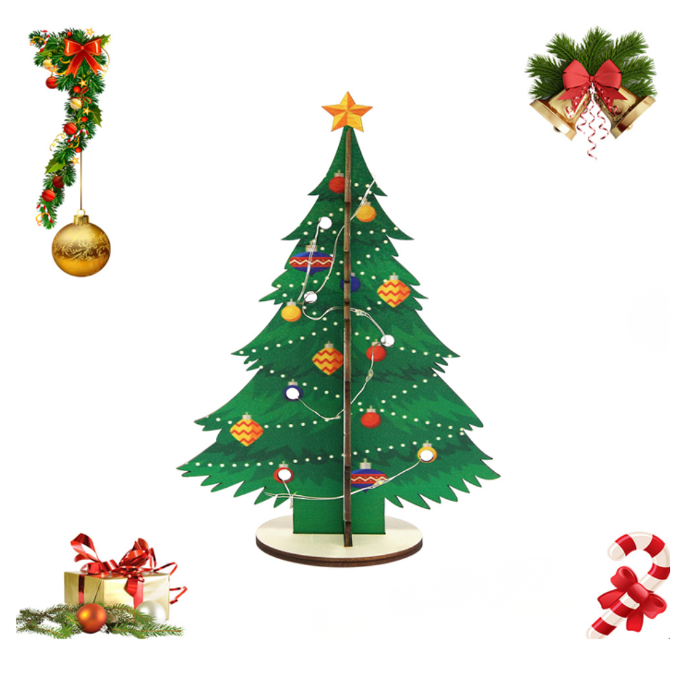 Tvorivá sada na výrobu vianočného stromčeka, rôzne druhy