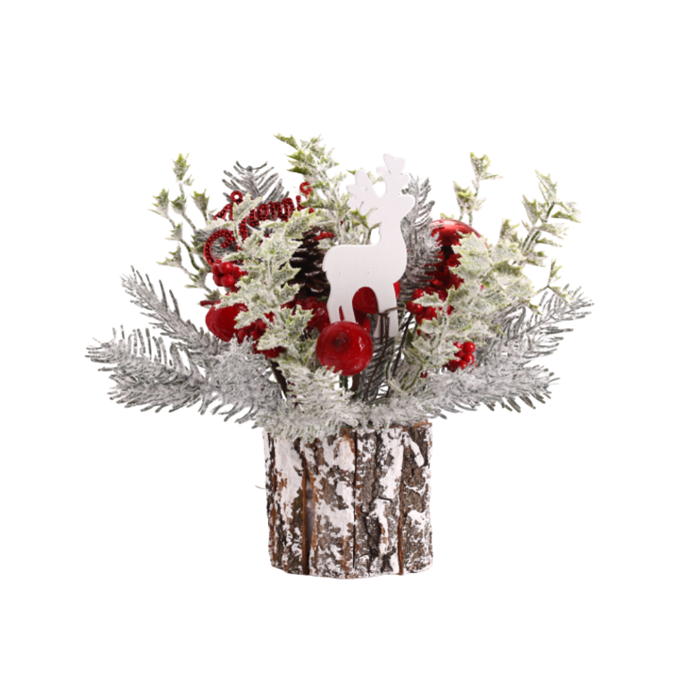 Vianočná ikebana - 35cm, rôzne farby
