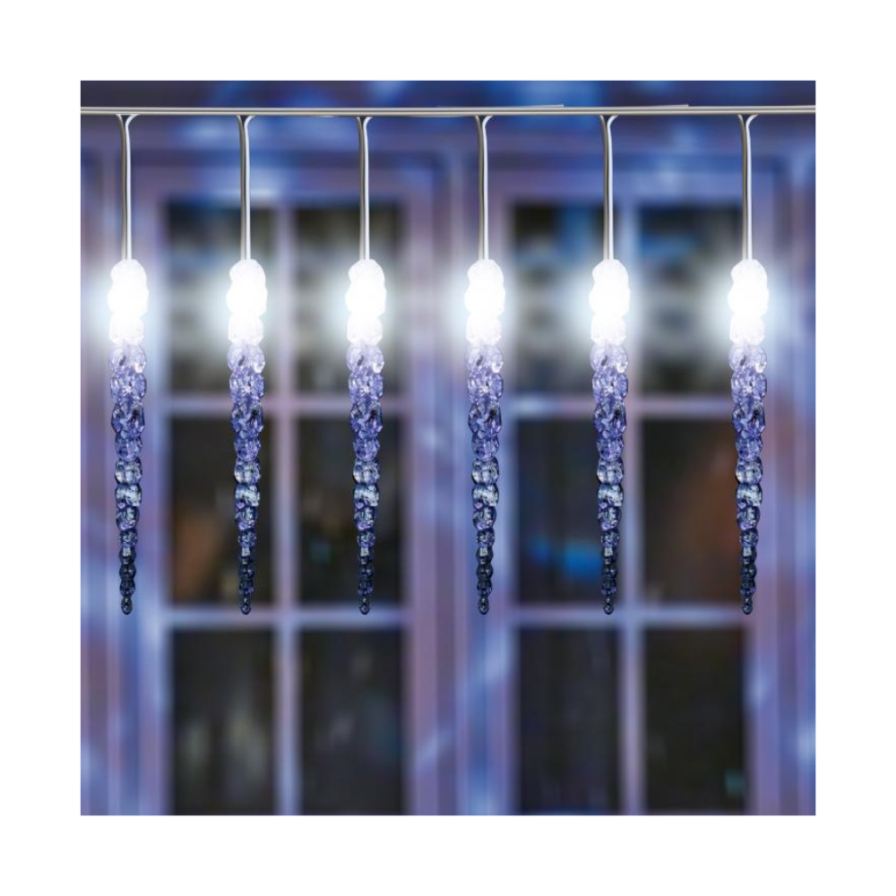 Svetelná reťaz s cencúľmi 7,3m