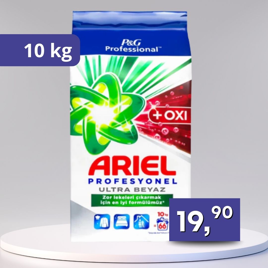 Ariel Professional – prášok biele 10kg