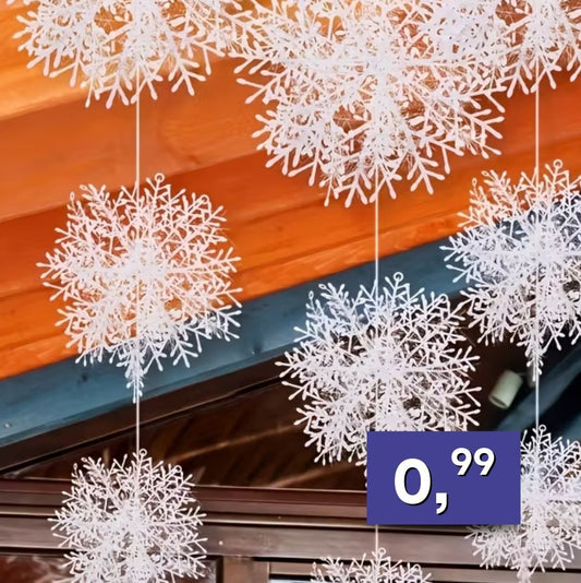 Snehová vločka 3ks, rôzne veľkosti