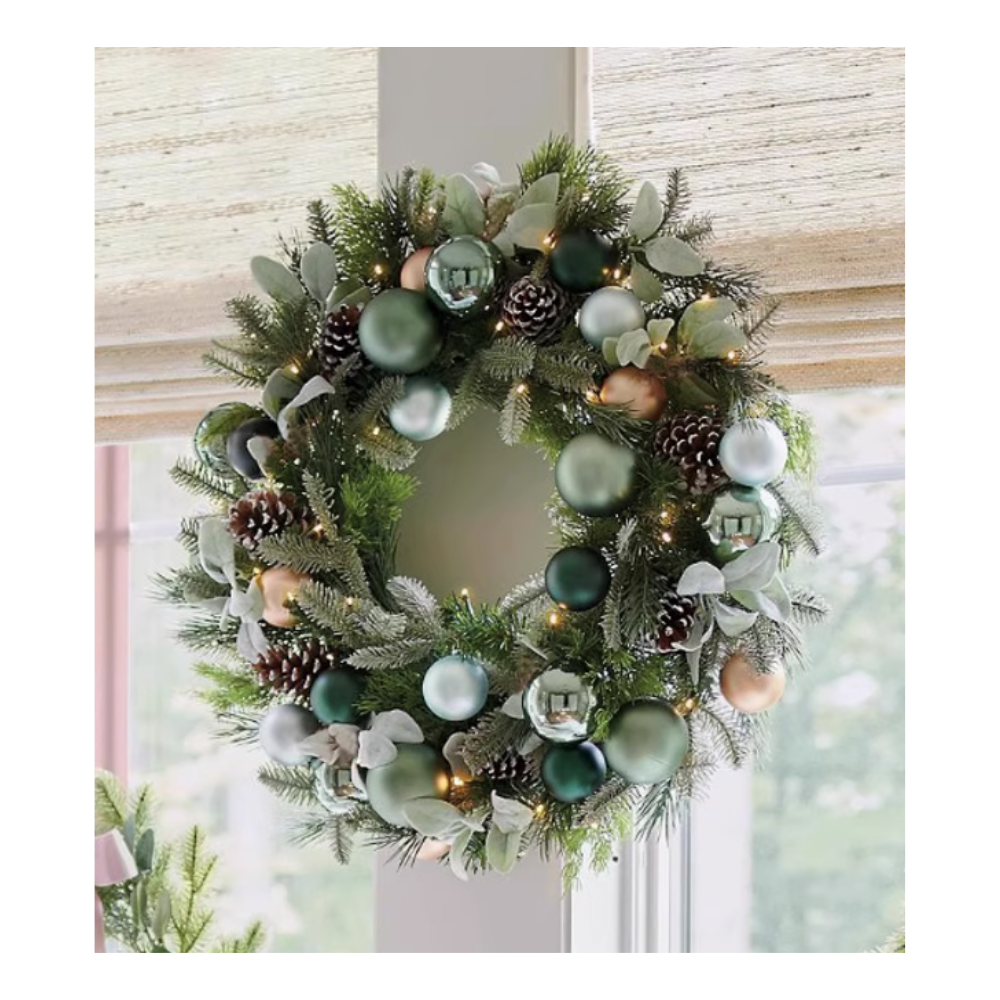Vianočný veniec 50cm, rôzne druhy