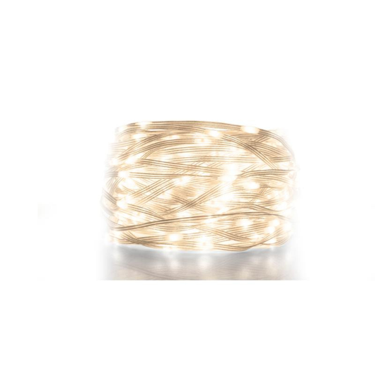 DOT LED svietiaci reťazec 70m, rôzne farby