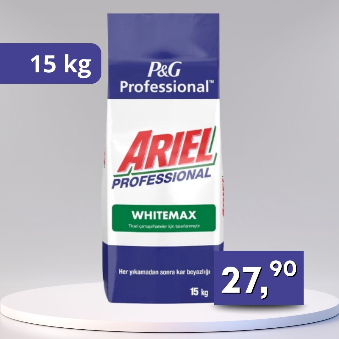 Ariel Professional – prášok biele  15kg