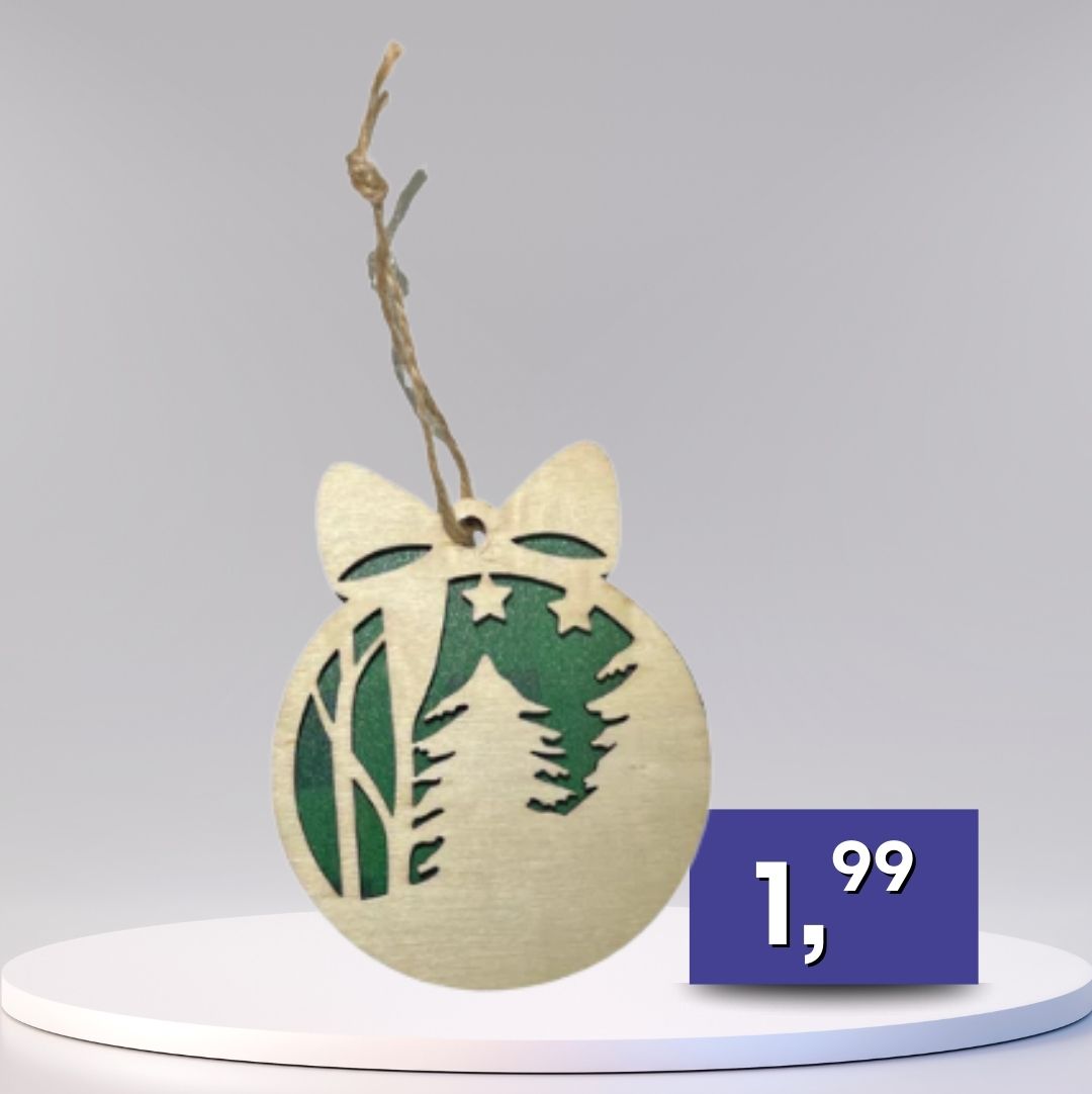 Vianočná závesná dekorácia, rôzne druhy