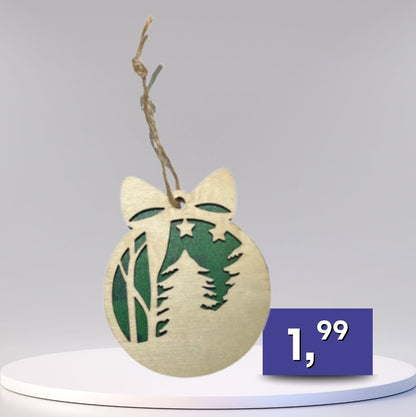 Vianočná závesná dekorácia, rôzne druhy