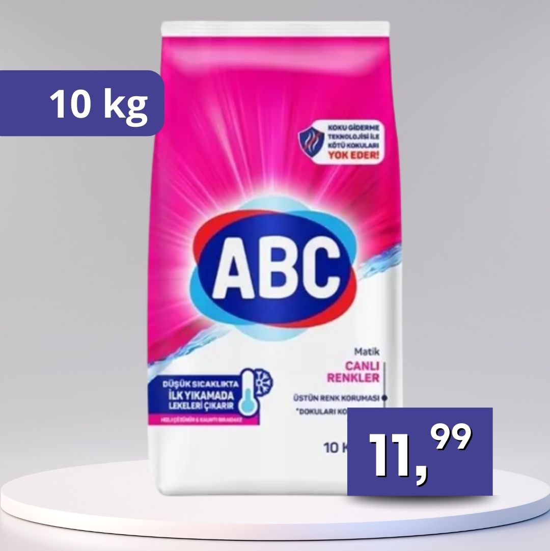 ABC – prášok farebné 10 kg