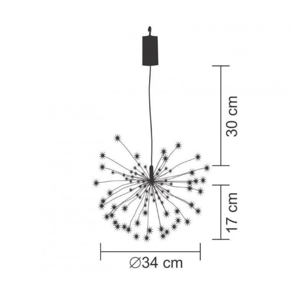 Vianočná mikro LED dekorácia