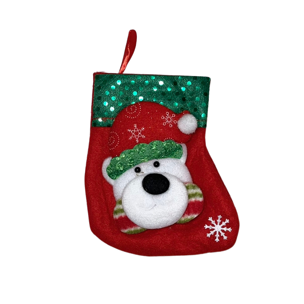 Dekoračné vianočné ponožky - rôzne druhy