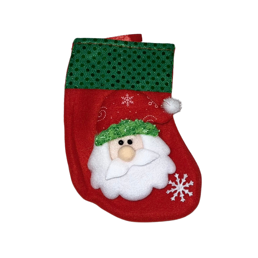 Dekoračné vianočné ponožky - rôzne druhy