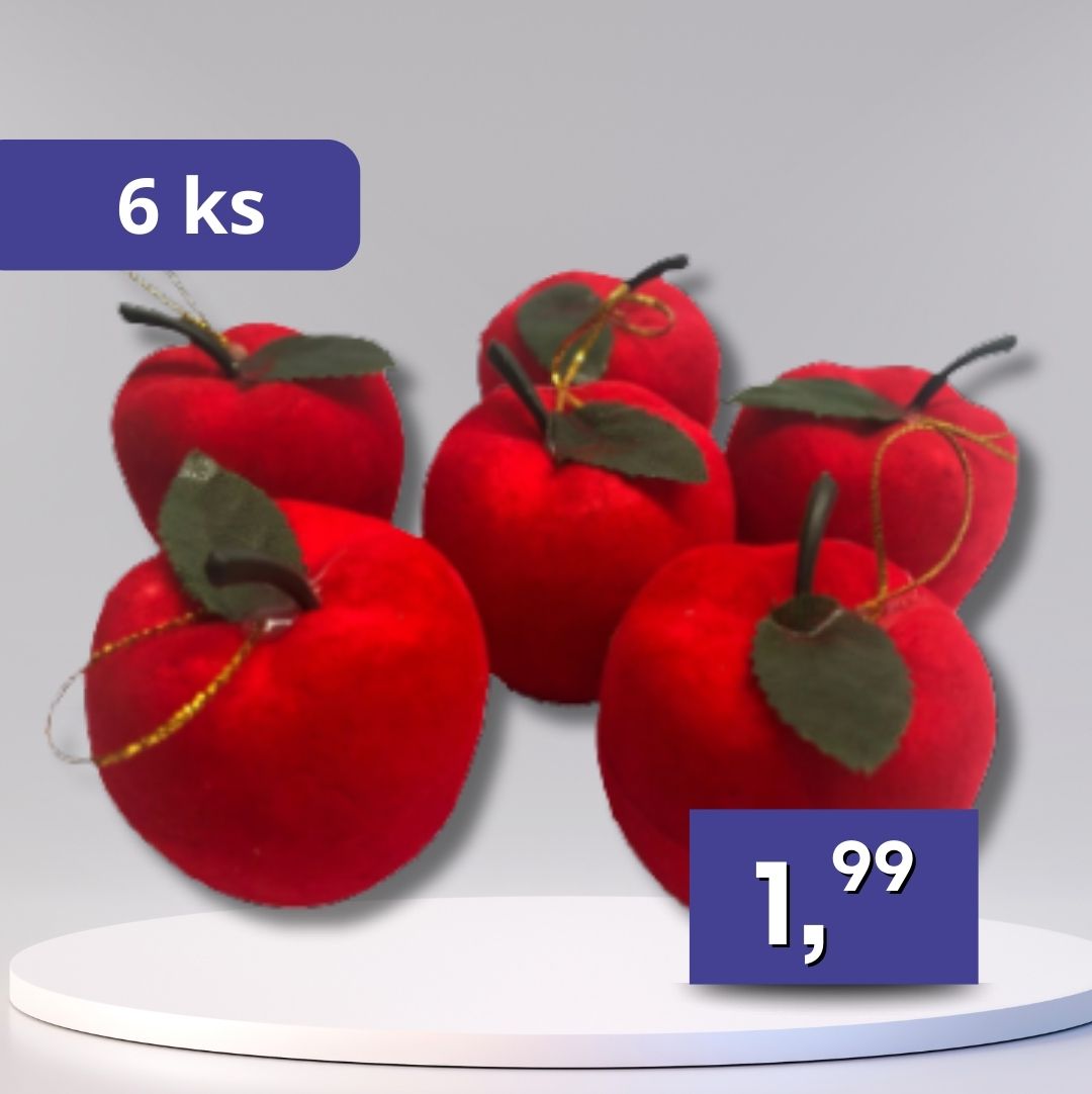 Penové vianočné dekorácie - 6ks rôzne druhy