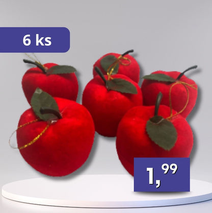 Penové vianočné dekorácie - 6ks rôzne druhy