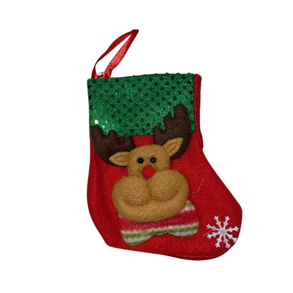 Dekoračné vianočné ponožky - rôzne druhy