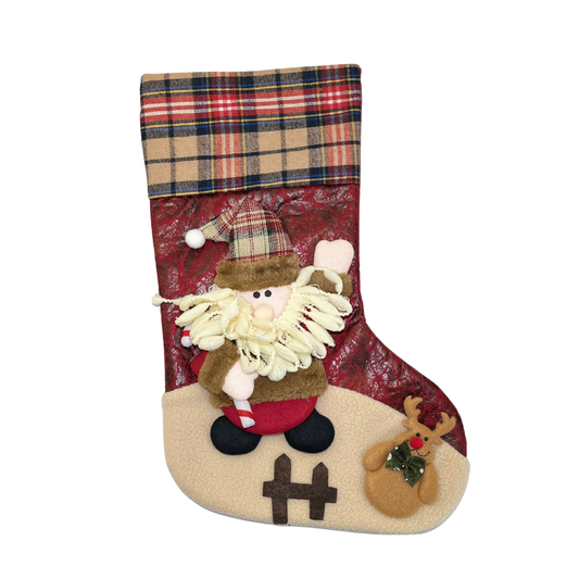 Dekoračné vianočné ponožky - rôzne druhy