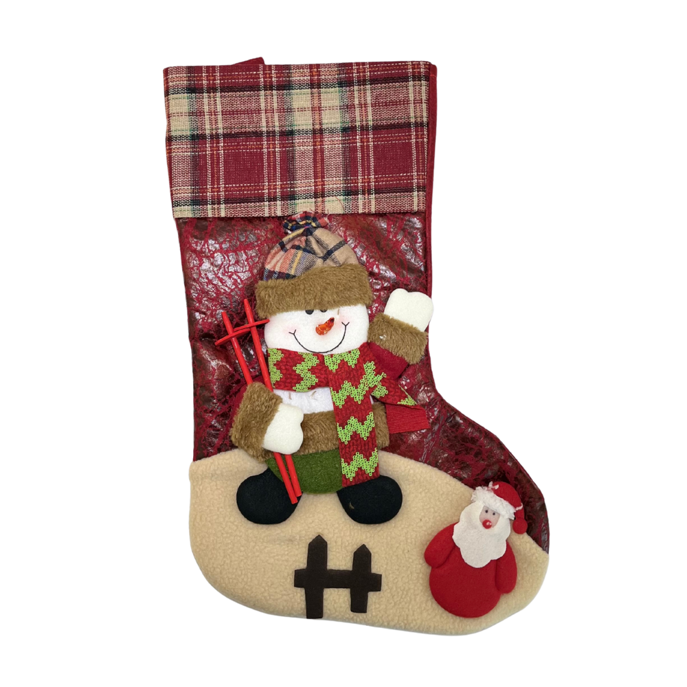 Dekoračné vianočné ponožky - rôzne druhy