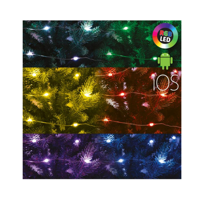 SMART mikro LED svietiaci reťazec 20m