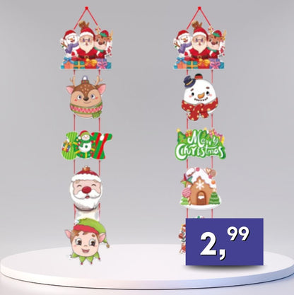 Papierová závesná dekorácia, rôzne druhy