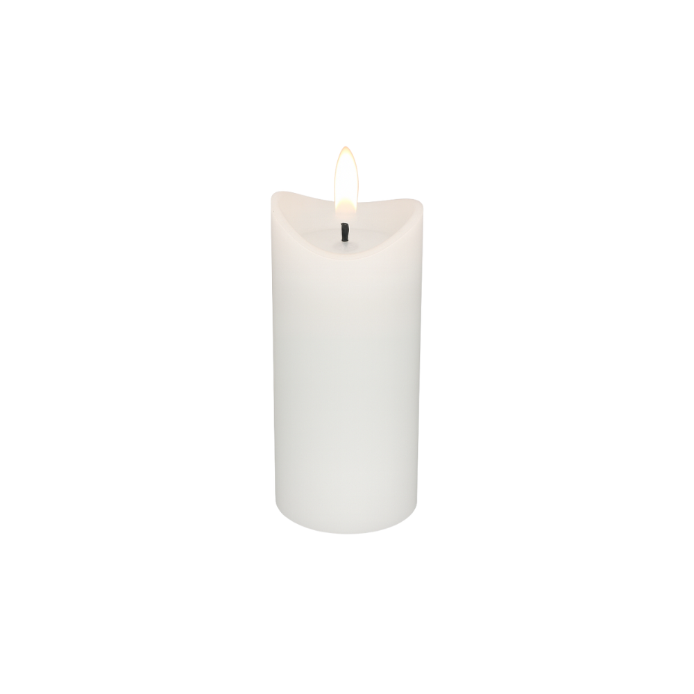 Sviečka LED biela