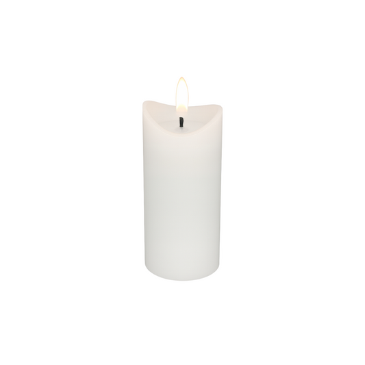 Sviečka LED biela