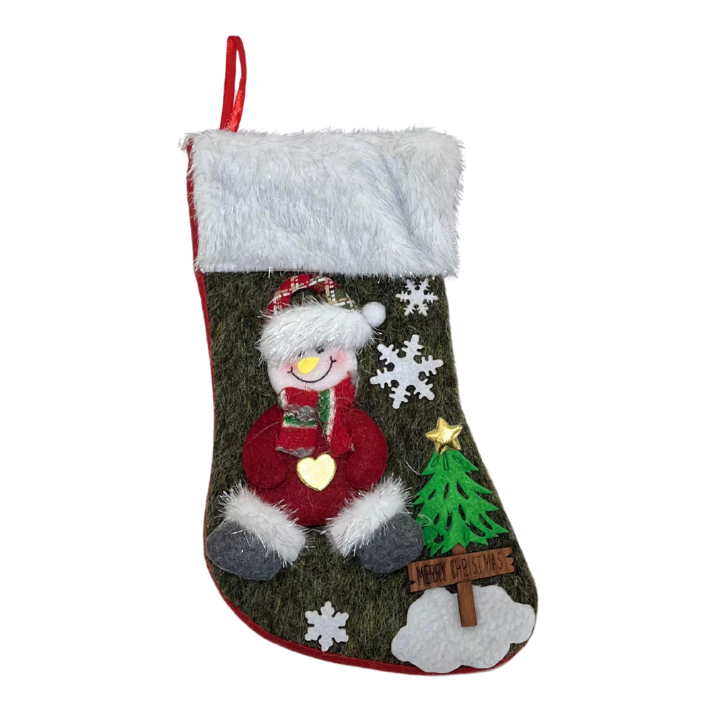 Dekoračné vianočné ponožky - rôzne druhy