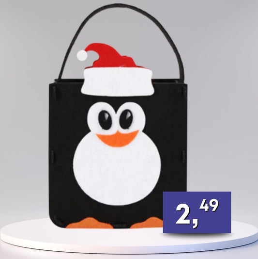 Dekoratívne vrecko s vianočným motívom, rôzne druhy