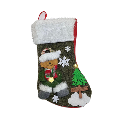 Dekoračné vianočné ponožky - rôzne druhy