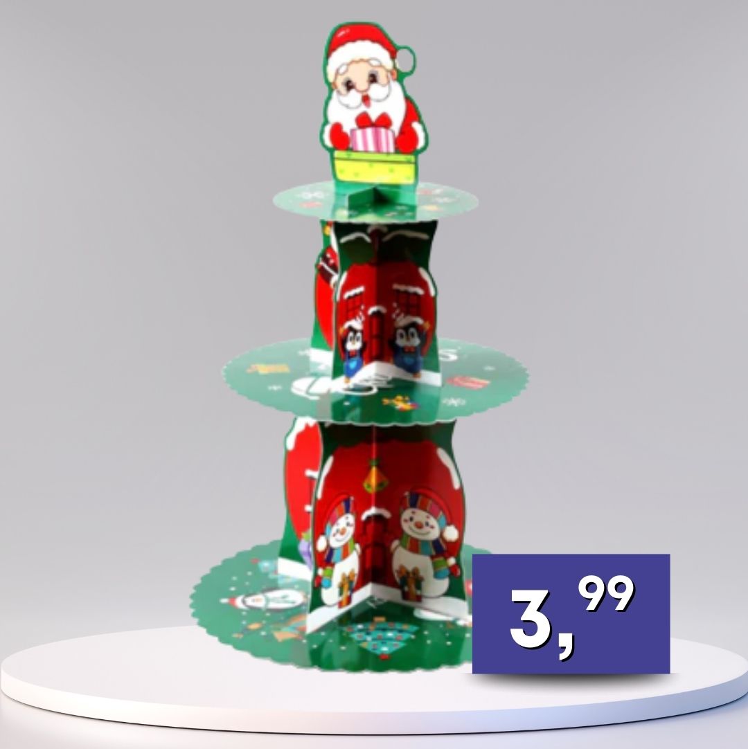 Vianočný podnos na koláče, rôzne druhy