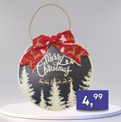 Vianočná závesná dekorácia, rôzne druhy