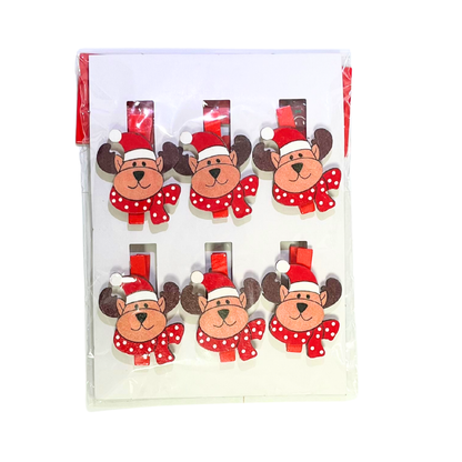 Vianočné postavičky na štipci - rôzne druhy