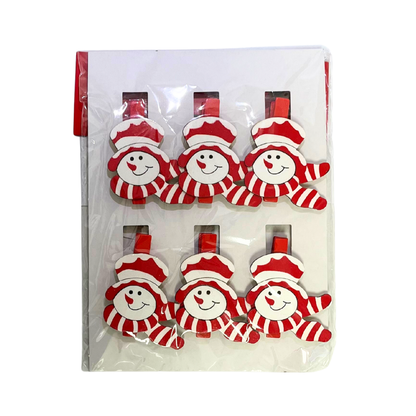 Vianočné postavičky na štipci - rôzne druhy