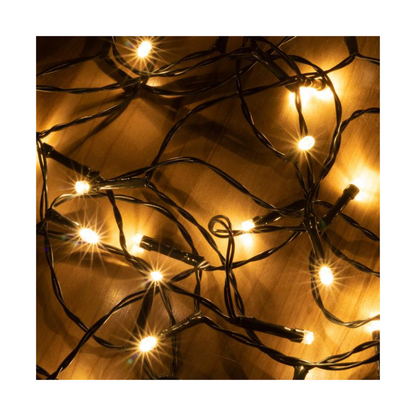 Vianočná LED reťaz na batérie 4,9m, rôzne farby