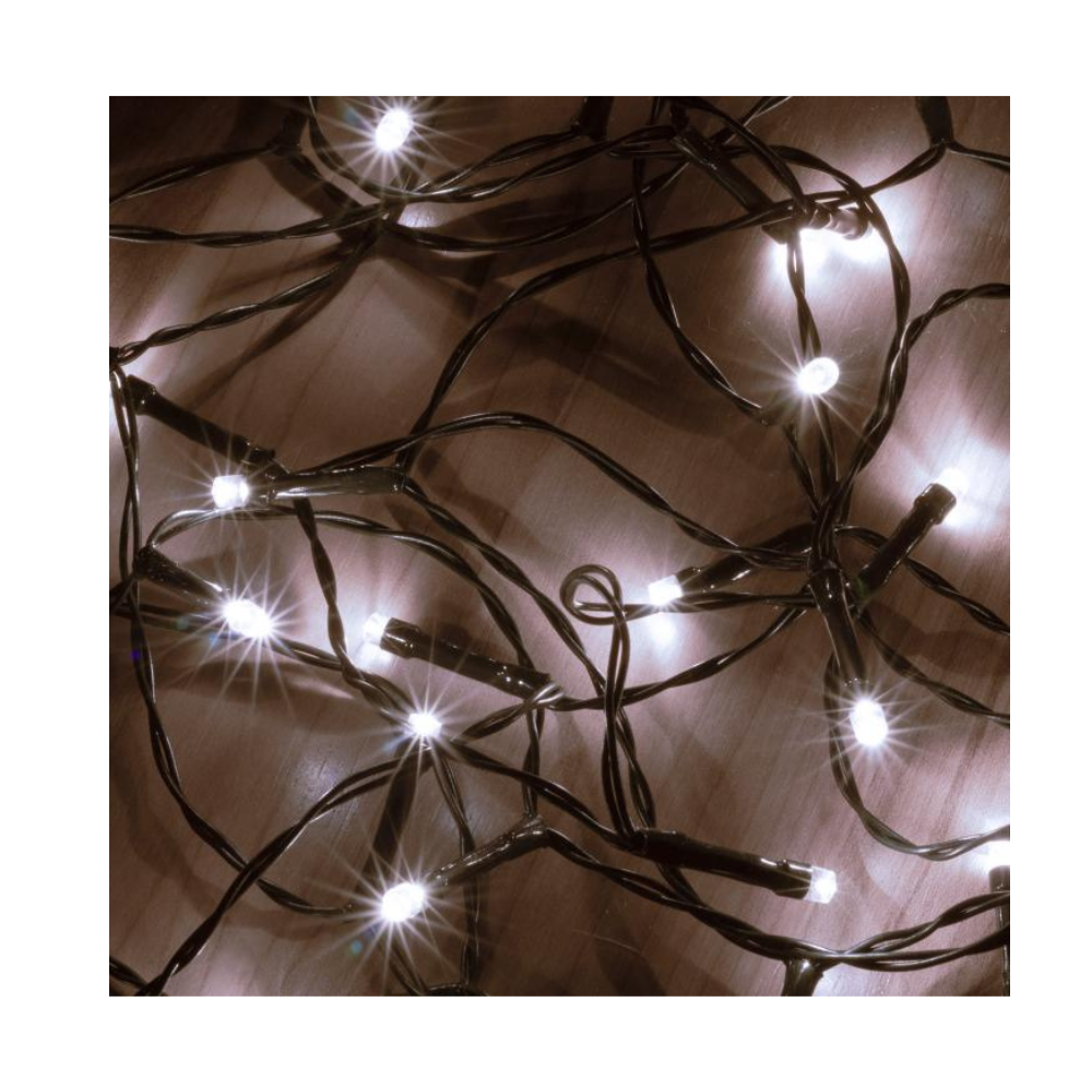 Vianočná LED reťaz na batérie 4,9m, rôzne farby