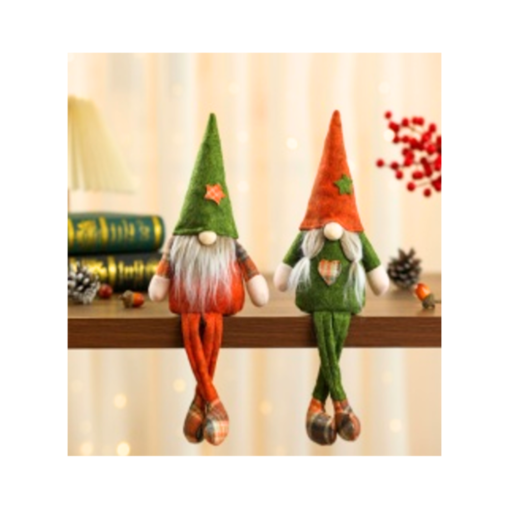 Sediaci vianočný trpaslík - rôzne farby