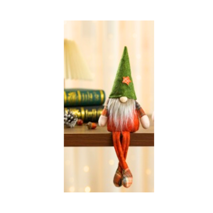 Sediaci vianočný trpaslík - rôzne farby