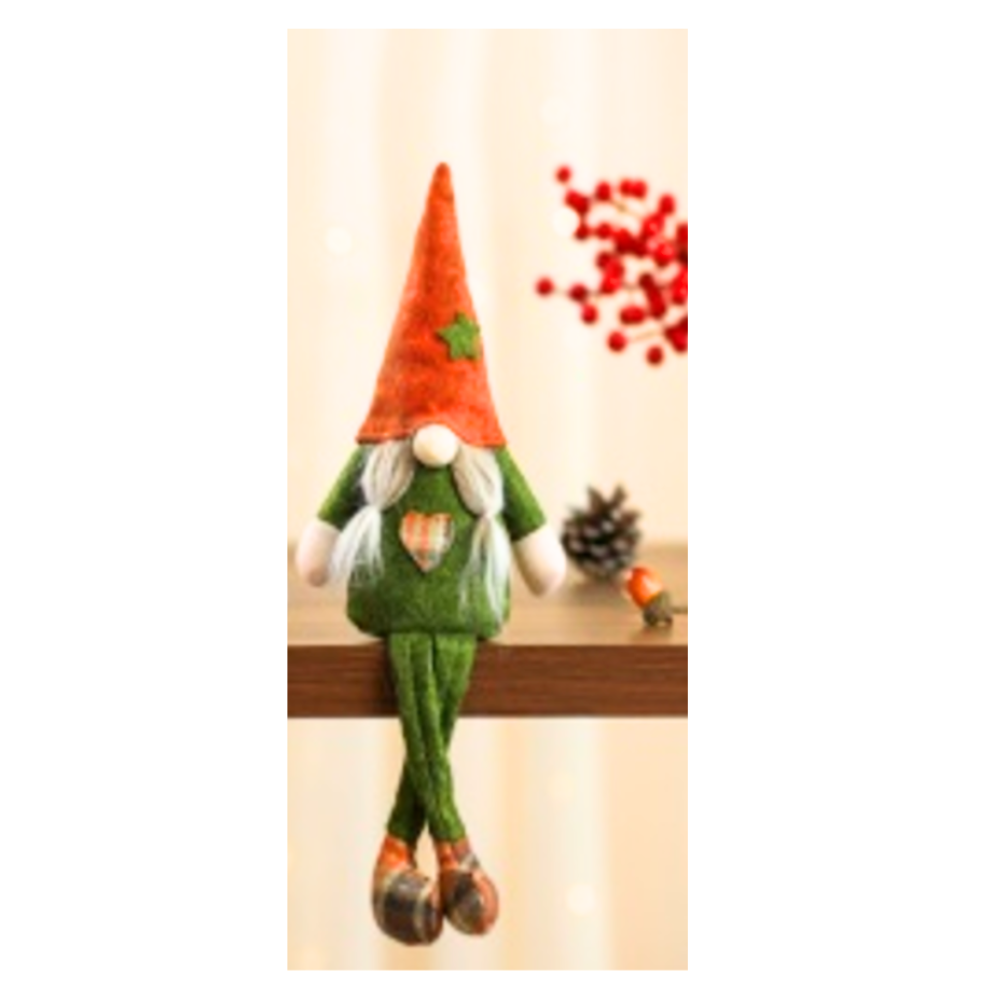 Sediaci vianočný trpaslík - rôzne farby