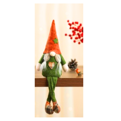 Sediaci vianočný trpaslík - rôzne farby