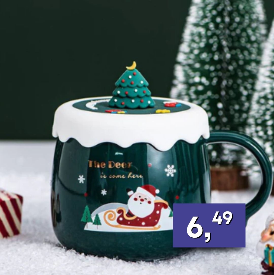 Vianočná šálka - 430ml, rôzne druhy