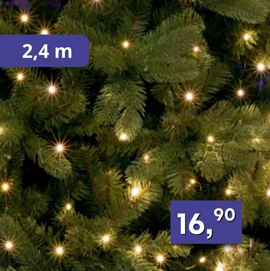 Zväzok mikro LED svietiacich reťazcov 2,4m, rôzne farby