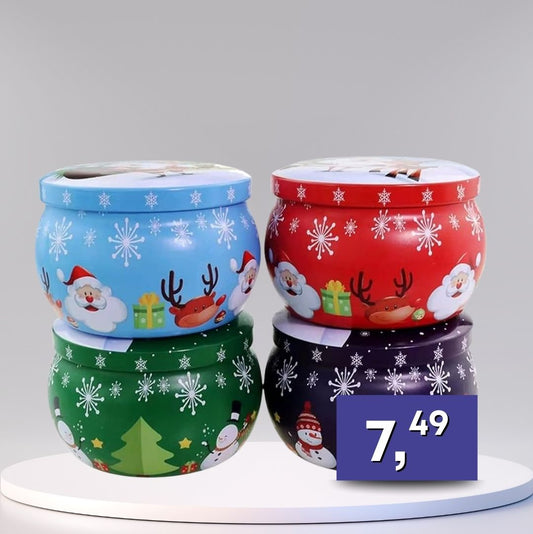 Mini sviečky v pohári - 4ks