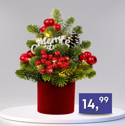 Vianočná ikebana - 32cm, rôzne farby