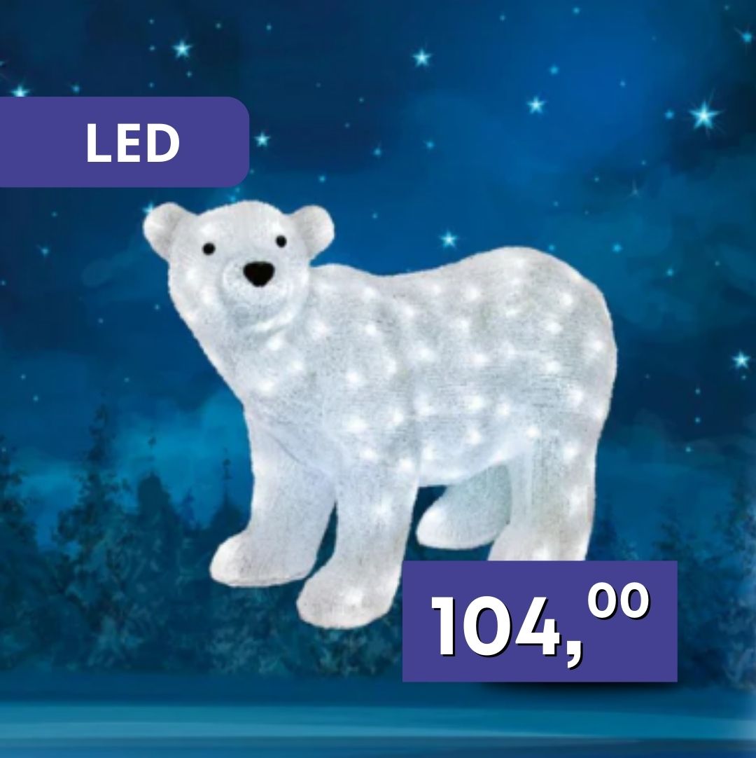 Ľadový medveď dekorácia