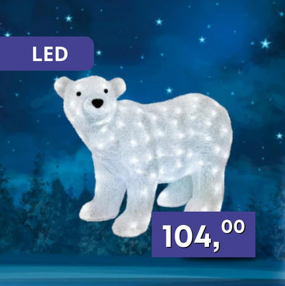 Ľadový medveď dekorácia