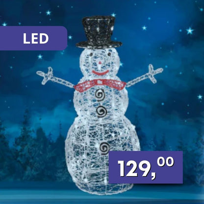 Snehuliak dekorácia